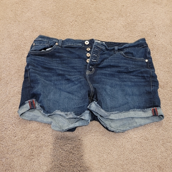 Torrid Button Front Shorts - Picture 1 of 3